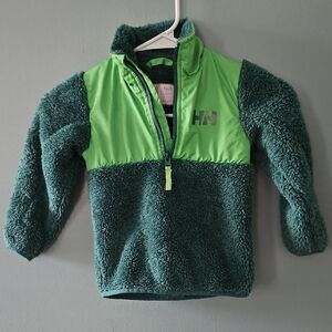 Helly Hansen Toddler Two-Tone Green Fleece Jacket